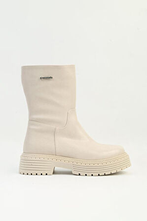 Kadın PC-52419 Bot - Krem | 40