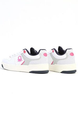 Benetton BN-31211 Kadın Sneaker Ayakkabı Beyaz 36-40 