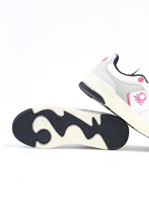 Benetton BN-31211 Kadın Sneaker Ayakkabı Beyaz 36-40 