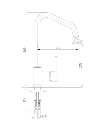 E.c.a. Delta 102108633 Mutfak Eviye Bataryası Krom