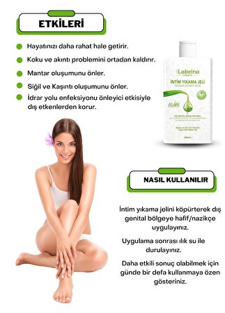 Genital Bölge Koku Akıntı Giderici Intim Bakım Jel 300 Ml Labelna Cosmeitc Intim Jel.