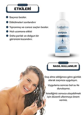 Dökülme Karşıtı Hızlı Saç Uzatan Saç Bakım Şampuanı (keratin,biotin,argan Yağı, E-vitamini) 400 ml