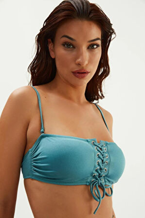 Eros 2027 Mint Straplez Bikini Takımı 