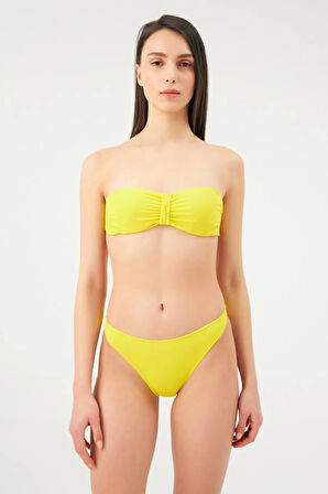 Eros 2503 Sarı Straplez Bikini Üstü