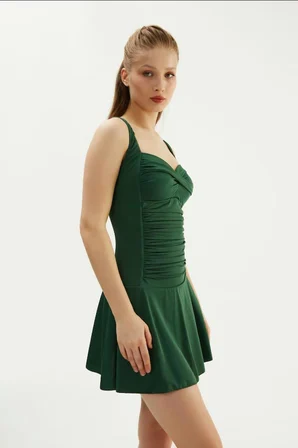 EROS 2273ESMY DRAPELİ ETEKLİ MAYO