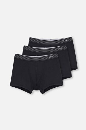 Siyah D4210 Mıcromodal Boxer 3'Lü