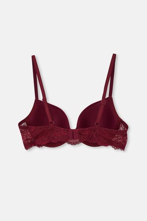 Eros ERSK1150 Willow Dantel Detaylı Sütyen Takımı Bordo 80B