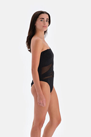 3023MY TEK OMUZ MAYO - SİYAH