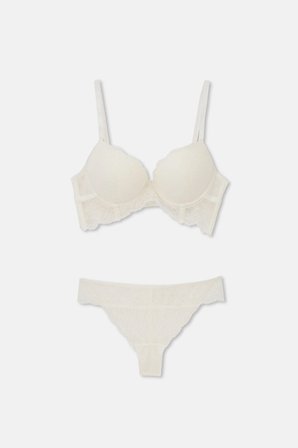 Eros Ersk1200 Verona Double Push-Up Sütyen Takımı Ekru 80B