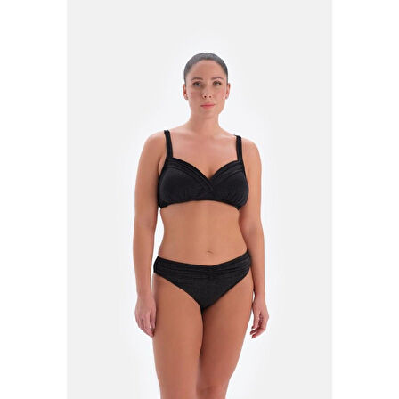 Eros 3357 Simli Toparlayıcı Bikini Takımı SİYAH