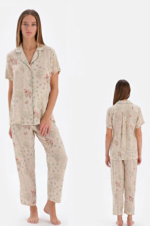 ESK33550 KISA KOL GÖMLEK PİJAMA TK.