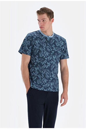 ESE33050 O PATLI KISA KOL PİJAMA TK.