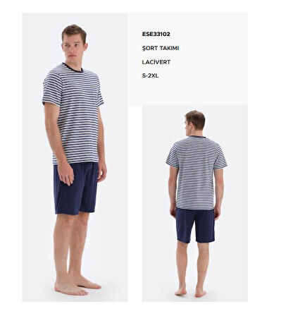 ESE33102 O YAKA KISA KOL ŞORT TK.