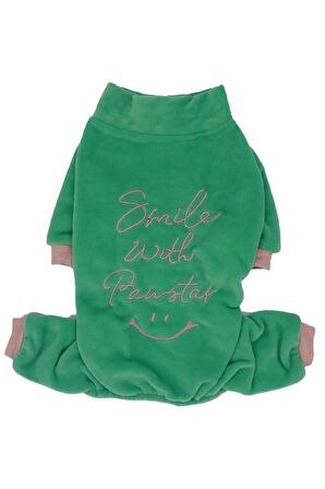 Mint Smile Tulum Kedi Köpek Tulumu Kedi Köpek Kıyafeti - XL