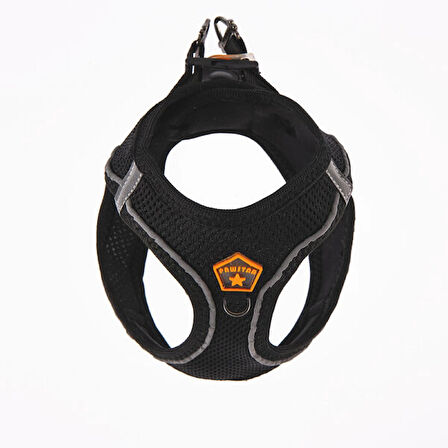 Pawstar Air-Mesh Black Köpek Göğüs Tasması