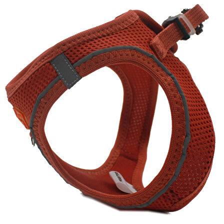 Pawstar Air-Mesh Terracotta Köpek Göğüs Tasması
