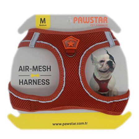 Pawstar Air-Mesh Terracotta Köpek Göğüs Tasması