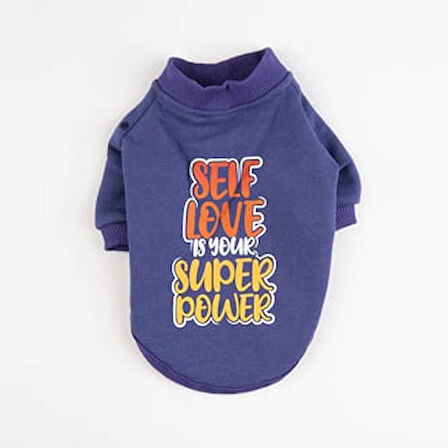 Pawstar Mor Power Polarlı Küçük Irk Köpek Sweatshirtü