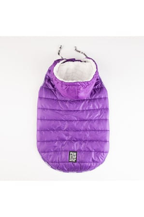 Pawstar Kedi ve KÜÇÜK Köpek Purple Railway Vest XL Sırt38cm Göğüs55cm Boyun34cm