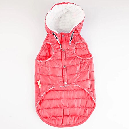 Pawstar Railway Neon Fuşya Su İtici Orta-Büyük Irk Köpek Yelek Yağmurluk