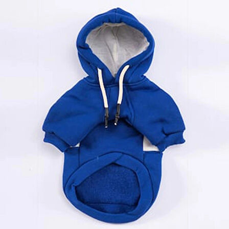 Pawstar Mavi Cute Polarlı Küçük Irk Köpek Sweatshirtü