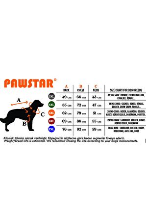 Pawstar Lacivert Shark Büyük Köpek Tişörtü - Köpek Kıyafeti (15 KG-45 KG)  3 XL