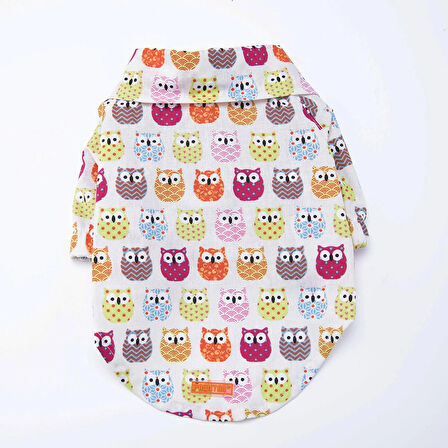 Pawstar Owls Kedi ve Küçük Irk Köpek Gömleği