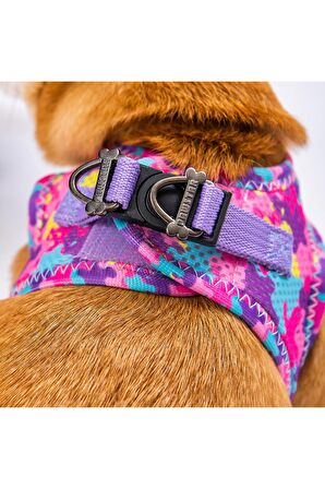 Pawstar Air-mesh Rosea Camouflage Köpek Göğüs Tasması 3XSmall