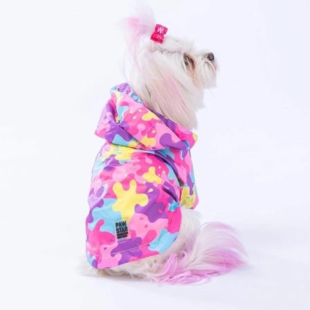 PawStar Rosea Camouflage Yağmurluk Küçük ve Orta Irk Köpek