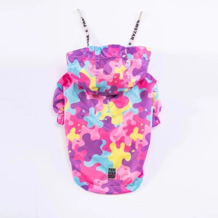 PawStar Rosea Camouflage Yağmurluk Küçük ve Orta Irk Köpek