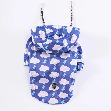 Pawstar Tonitruum Fileli Su Geçirmez Küçük Irk Köpek Yağmurluğu