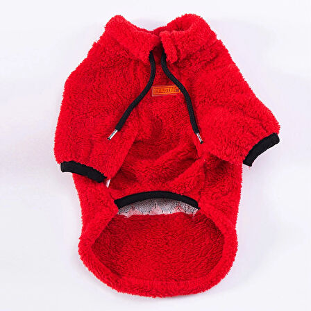Pawstar Kırmızı Cool Sweet Orta-Büyük Irk Köpek Pofuduk Sweatshirt
