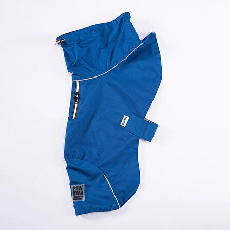 Pawstar Colombia Mavi Su Geçirmez Orta-Büyük Irk Köpek Pratik Yağmurluk