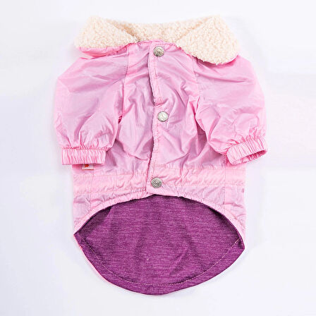 Pawstar Pink Brillante Su İtici Küçük Irk Köpek Yağmurluğu