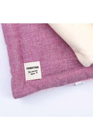 Pawstar Lüx Pet Mat Kedi Köpek Yatağı Yıkanabilir Rose 50-70cm