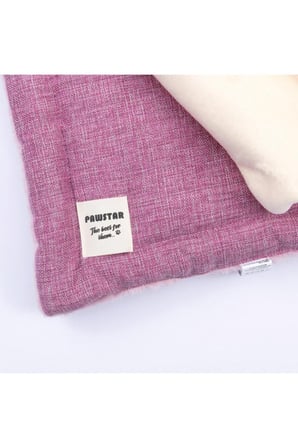 Pawstar Lüx Pet Mat Kedi Köpek Yatağı Yıkanabilir Rose 70-100cm