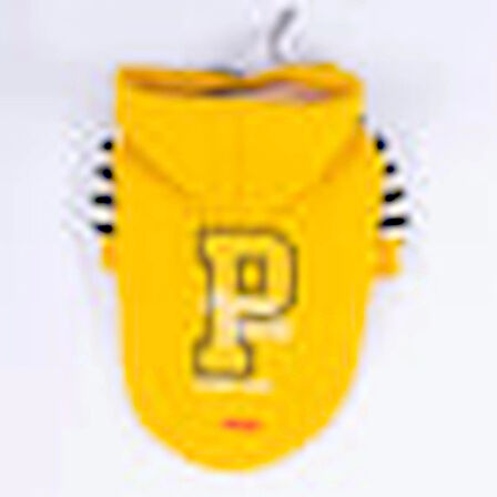 Pawstar Sarı Lucky Club Polarlı Küçük Irk Köpek Sweatshirtü