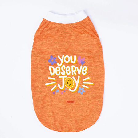 Pawstar Orange Joy Orta-Büyük Irk Köpek T-shirtü