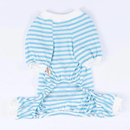 Pawstar Mavi Just More Küçük Irk Köpek Penye Tulum Pijama