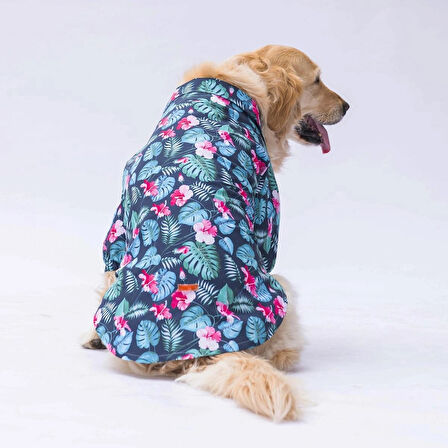 Pawstar Çiçekli Orta-Büyük Irk Köpek Gömleği