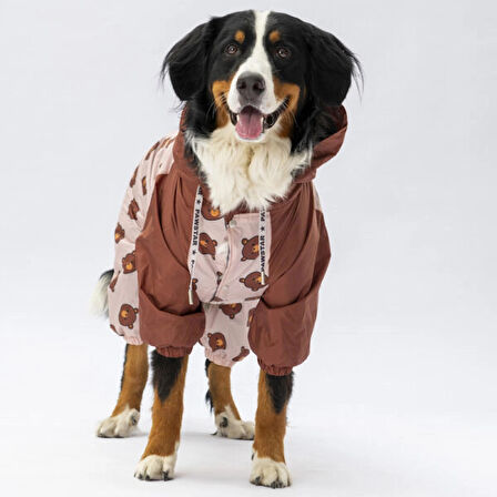 Pawstar Colorado Polarlı Su Geçirmez Orta-Büyük Irk Köpek Yağmurluk Tulum