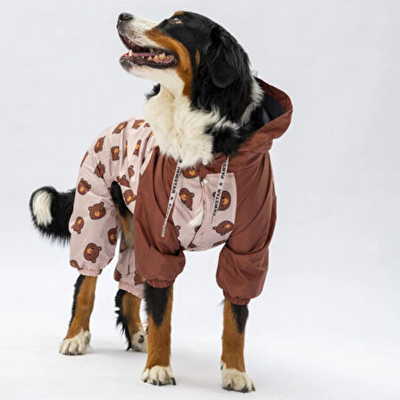 Pawstar Colorado Polarlı Su Geçirmez Orta-Büyük Irk Köpek Yağmurluk Tulum