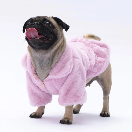 Pawstar Pembe Paris Küçük Irk Köpek Ceketi