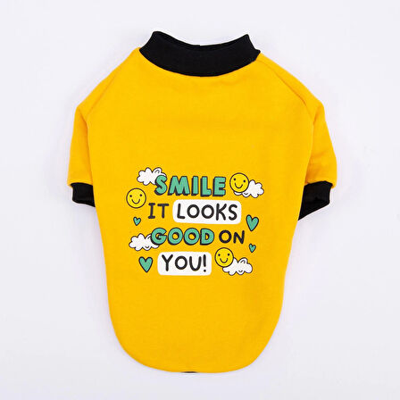 Pawstar Yellow Loviisa Polarlı Küçük Irk Köpek Sweatshirtü