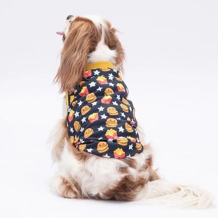 PawStar Star Hamburger Küçük Irk Köpek T-shirtü