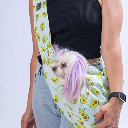 Pawstar Avocado Crossbody Küçük Irk Köpek Çapraz Taşıma Çantası