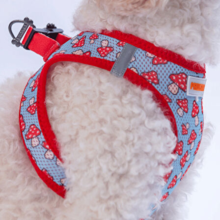 Pawstar Air-Mesh Mushroom Köpek Göğüs Tasması