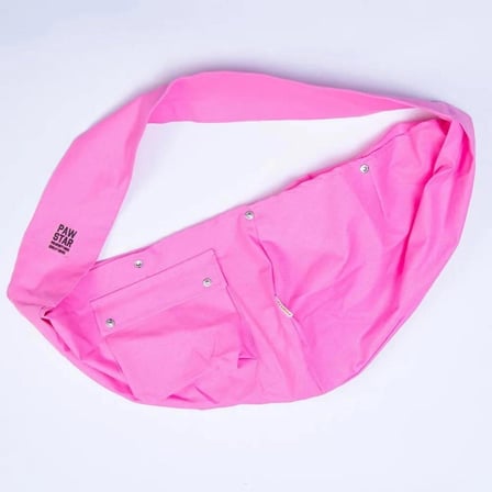 PawStar 25025 Pembe Gabardin CrossBody Çanta
