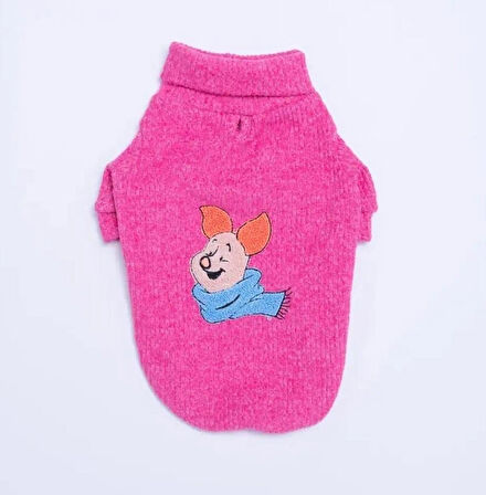 Pawstar Fuşya Pooh's Ashdown Piglet Küçük Irk Köpek Kazağı