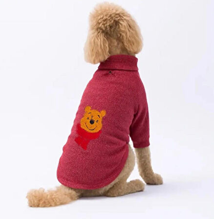 Pawstar Bordo Pooh's Ashdown Winnie Orta ve Büyük Irk Köpek Kazağı